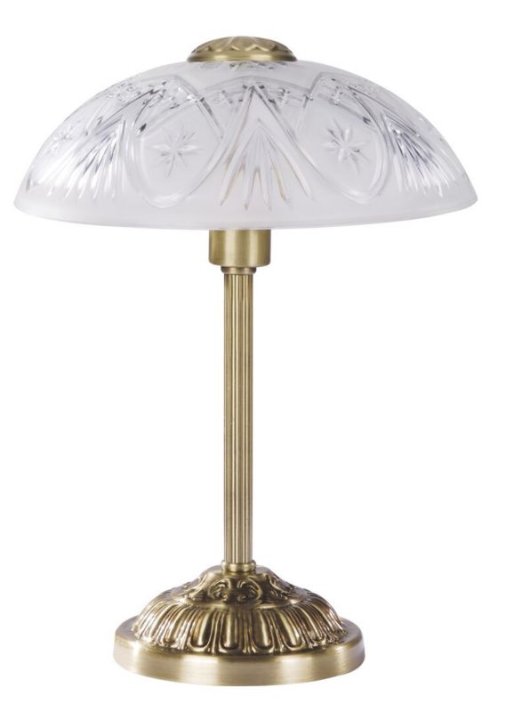 Lampa stołowa Rabalux Annabella biały i brąz 1 x E14 x 40W IP20 wym: 42 x 30 x 30 cm metal - 1 szt.