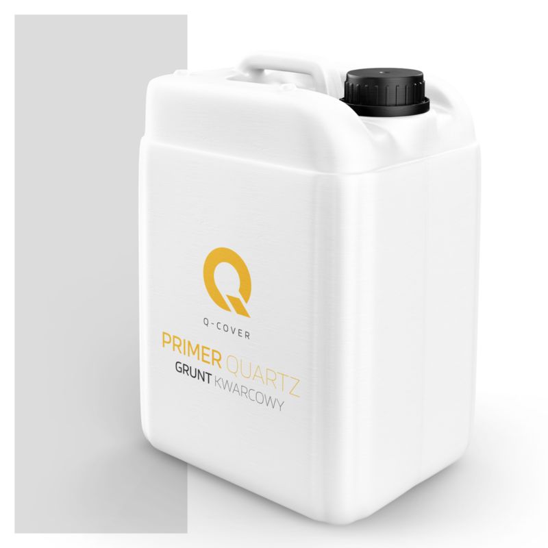 Grunt Kwarcowy pod Tynk Silikonowy Q-Cover Biel złamana w szarość F251 7.5KG