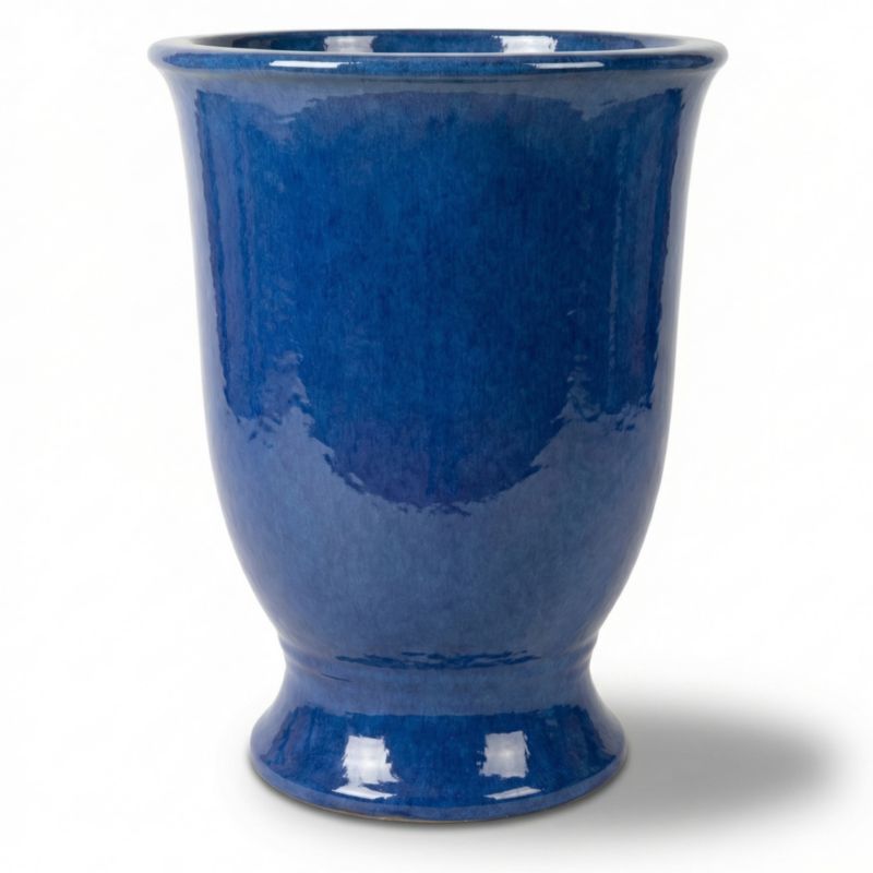 Doniczka ceramiczna Provencelia ARTHUR szkliwiona mrozoodporna 42 x 52 cm Morski 1szt