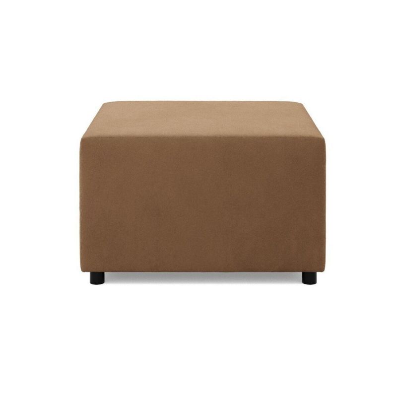 Pufa TYLETEGOTU do salonu BLOM mikrofaza cappuccino 1 szt