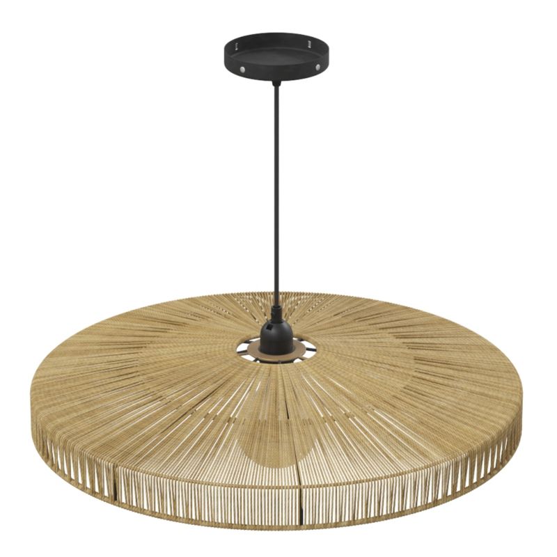 Lampa Wisząca Bellamy Atmosphera Beżowa Naturalna 58x11,5 Cm 1 Szt.