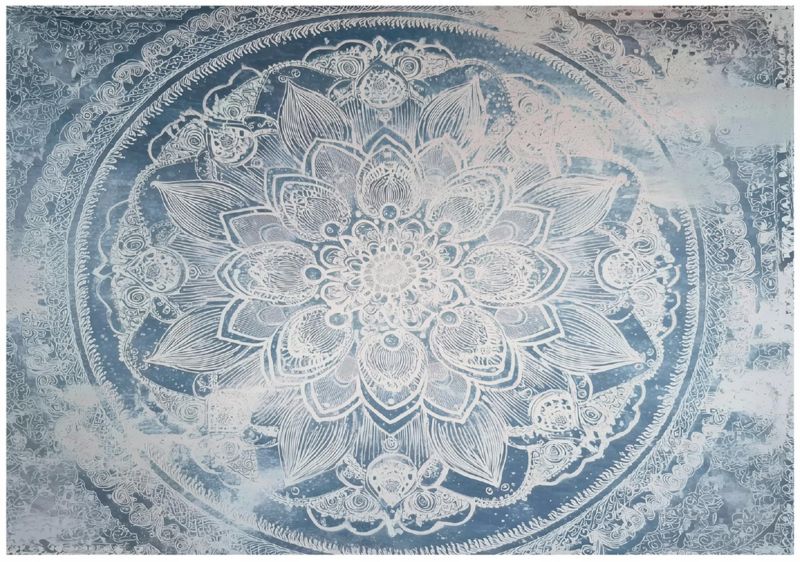 Fototapeta WALLARENA Do Sypialni Salonu Na Flizelinie Mandala Abstrakcja 300x210 cm 1 szt.