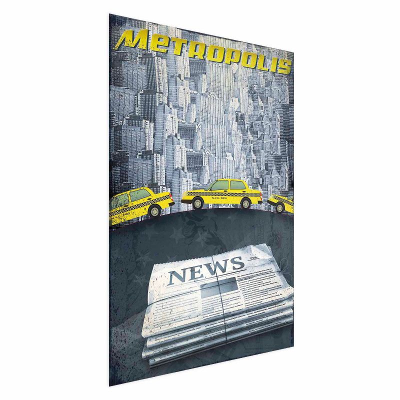 Plakat Artgeist Metropolis 60x90 cm bez ramy 1 szt