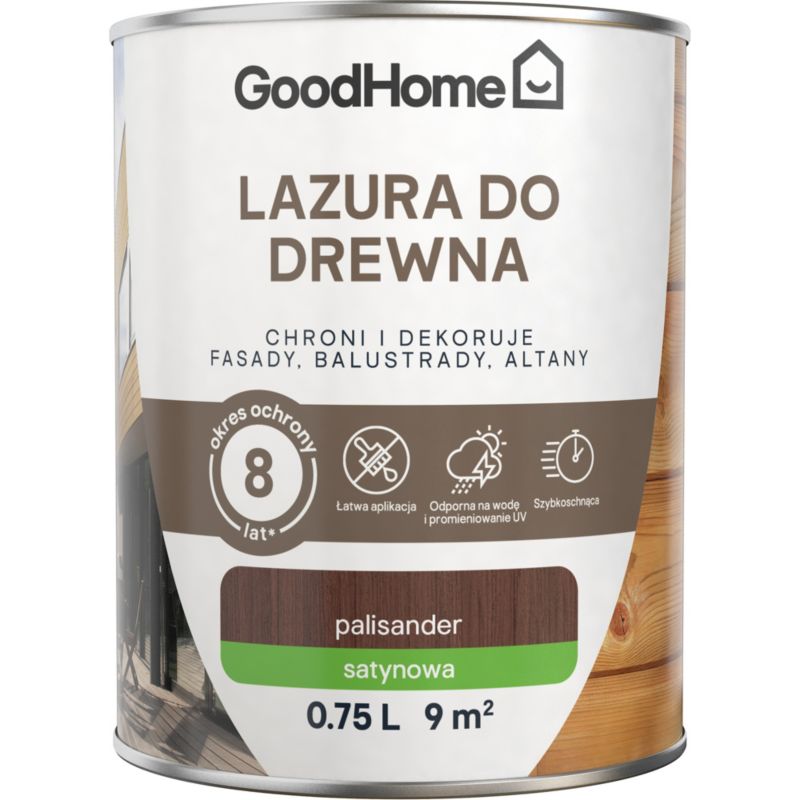 Lazura GoodHome 8 lat palisander 0,75 l