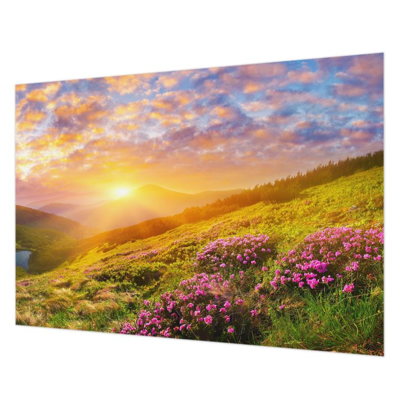 Fototapeta Do Biura Tulup 312x219 cm Górski Zachód Do Salonu, Do Sypialni, Do Biura 1 szt.