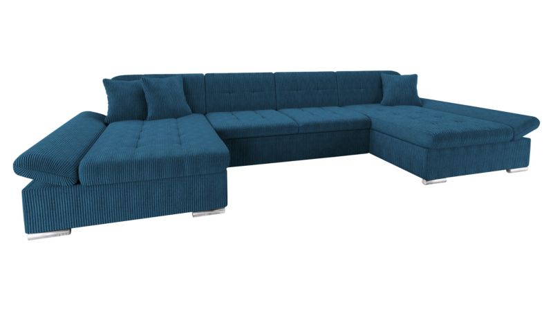 Narożnik z funkcją spania MIRJAN 24 Alia Sztruks kobaltowy 1 szt.