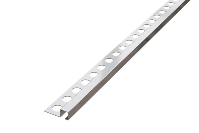 Profil narożny Q Lambro srebrny matowy 1cm x 270cm 1 szt.