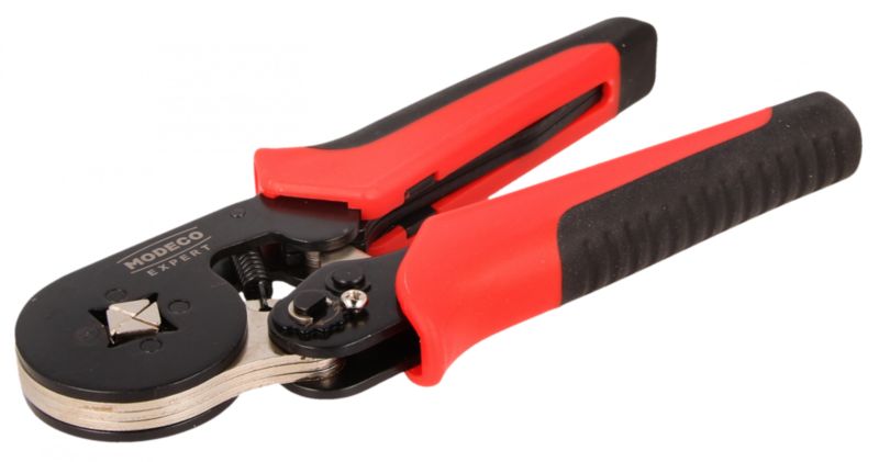 Szczypce Modeco Expert do zaciskania końcówek tulejkowych 0,25-6 mm2 175 mm CRMO TPR - blister - 1 szt.