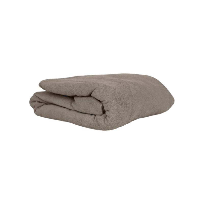 Prześcieradło gumka jersey KAM-POL bawełna premium 200x220 beżowy 1 szt.