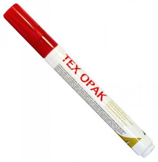 pisak do tkanin 6ml czerwony DARWI TEX 490