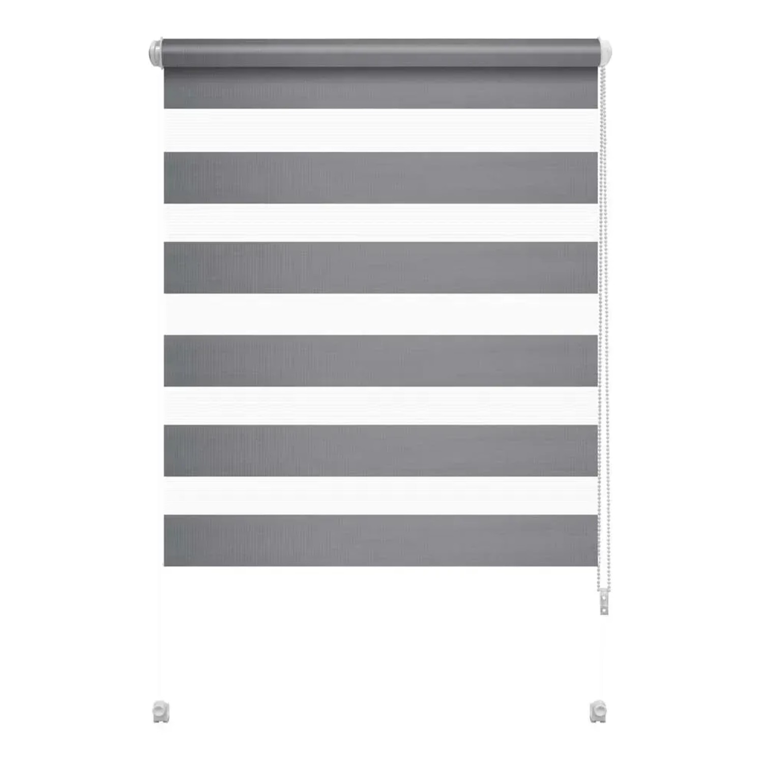 Mini roleta SMART Dzień/noc szara 83 cm x 140 cm