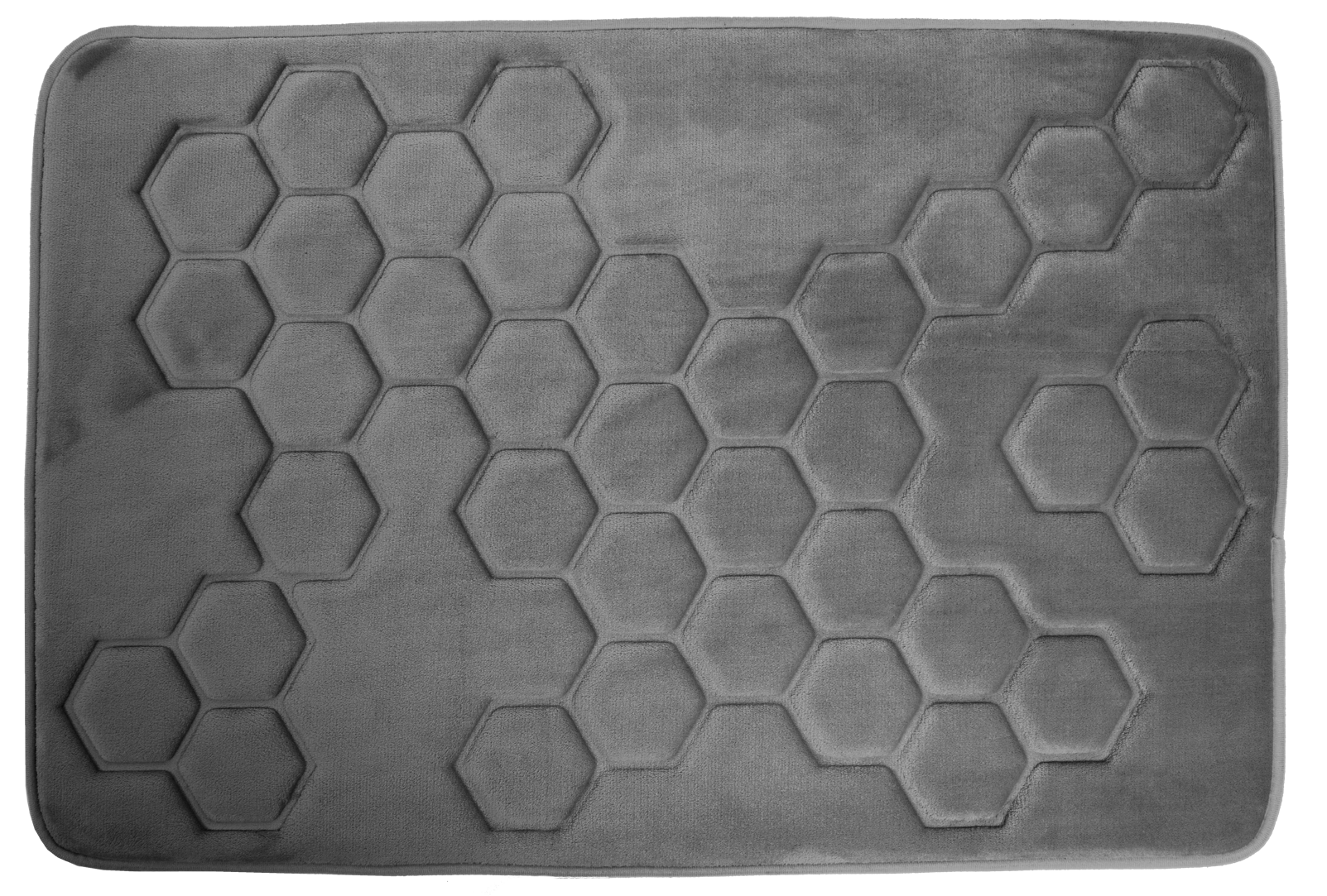 Hyggli Honey dywanik łazienkowy 90x60 cm prostokątny szary 70-089 - Wysyłka w 24h