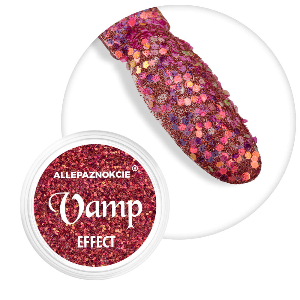 Pyłek do paznokci Vamp Effect Allepaznokcie 1 g Nr 02