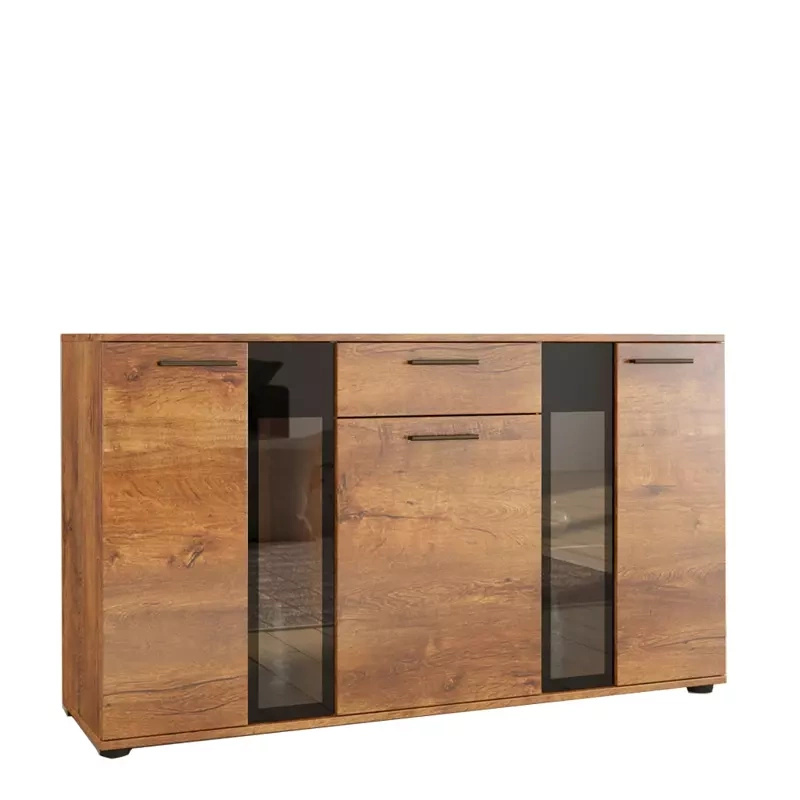 Nowoczesna Komoda 140 cm Dąb Lefkas KUBA