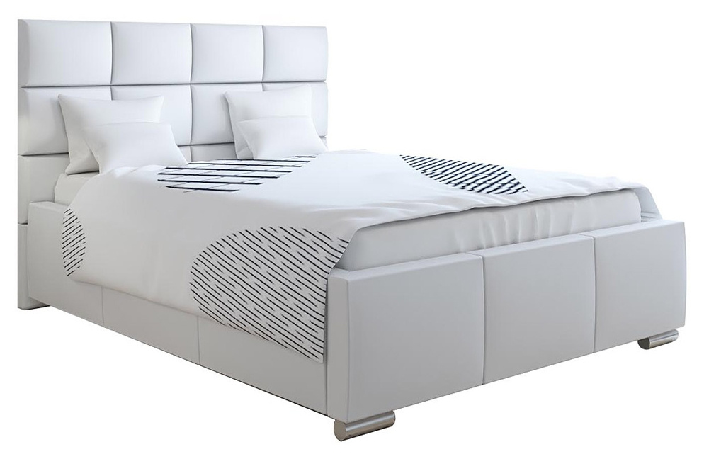 Szare małe łóżko młodzieżowe 90x200 cm PLADA