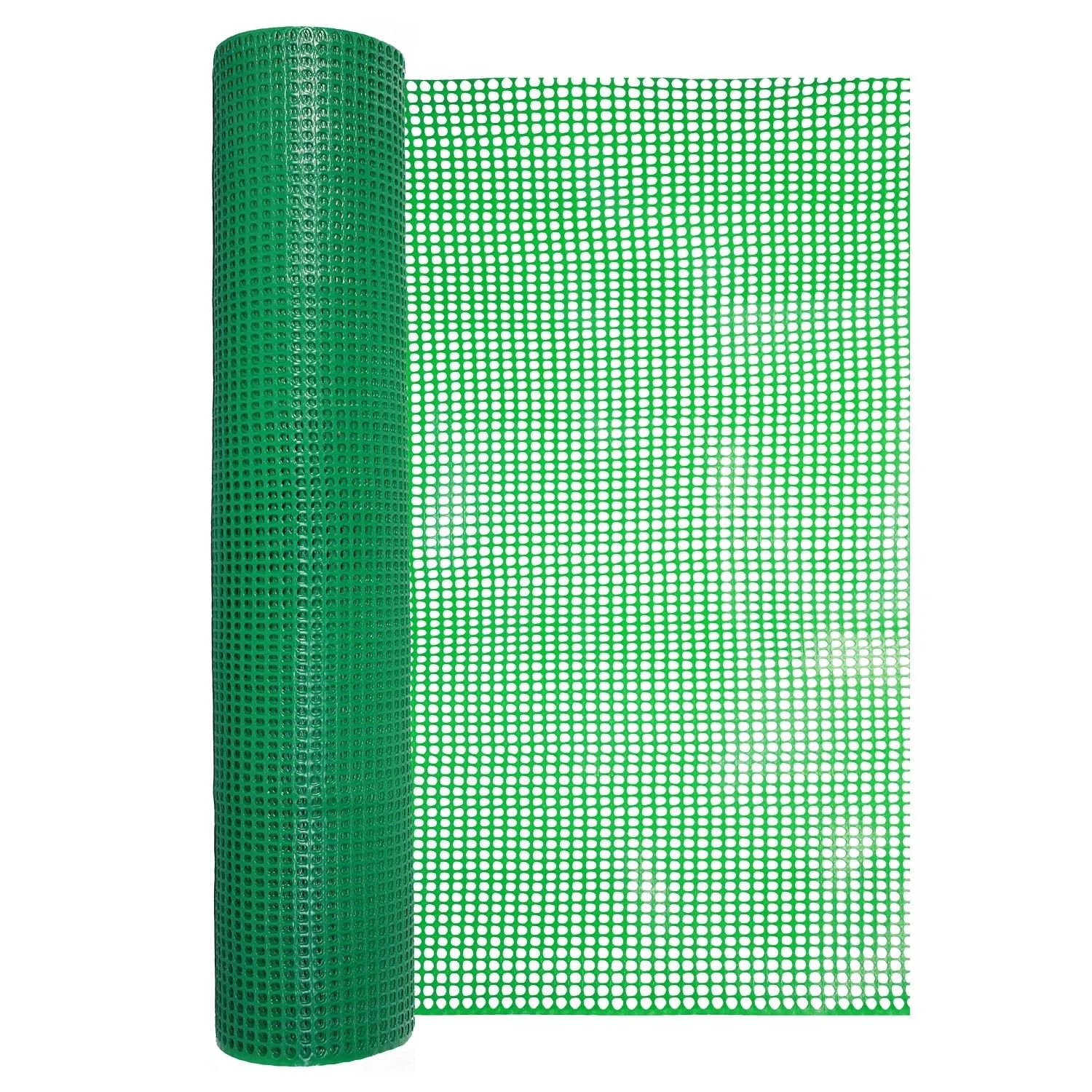 Siatka plastikowa 470 g/m2 ocz. 6 x 9 mm, zielona - 1 x 5 m