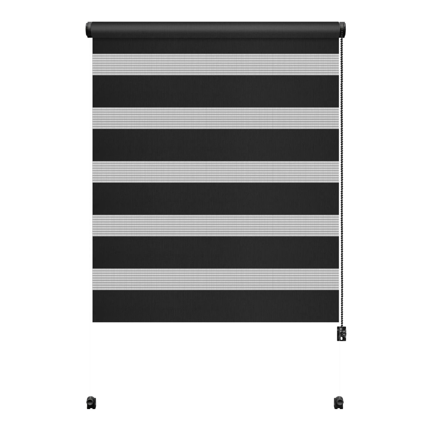 Roleta MINI ZEBRA Black 68 x 150 cm czarna