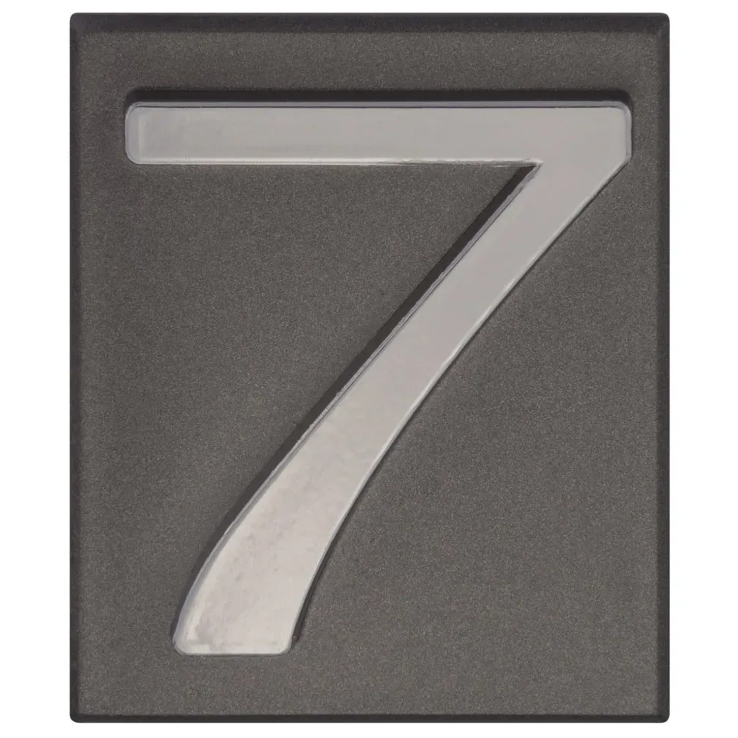 Metro Cyfra 7 plastikowa samoprzylepna grafitowa wys. 4,7cm