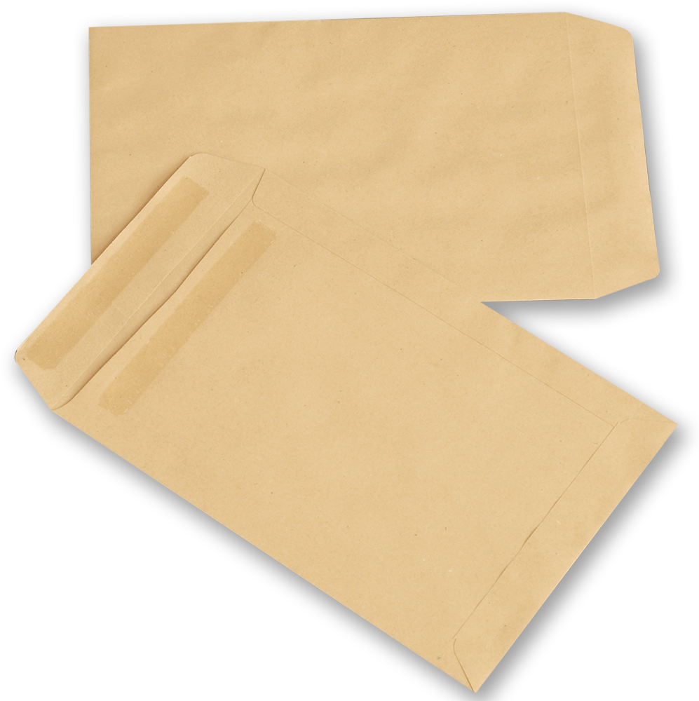 Koperta standardowa NC, B5, samoklejąca SK, 500 sztuk, brązowy