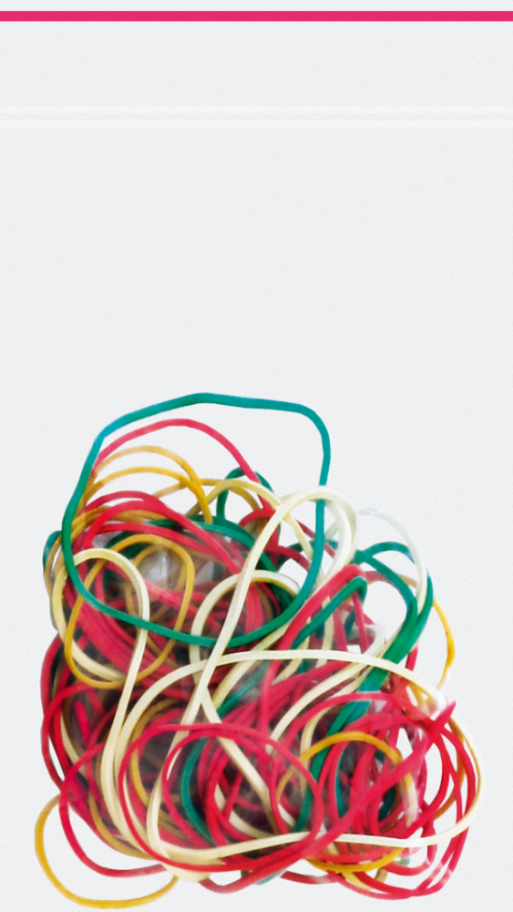 Gumki recepturki Grand, 20-60mm, 25g, mix rozmiarów, mix kolorów