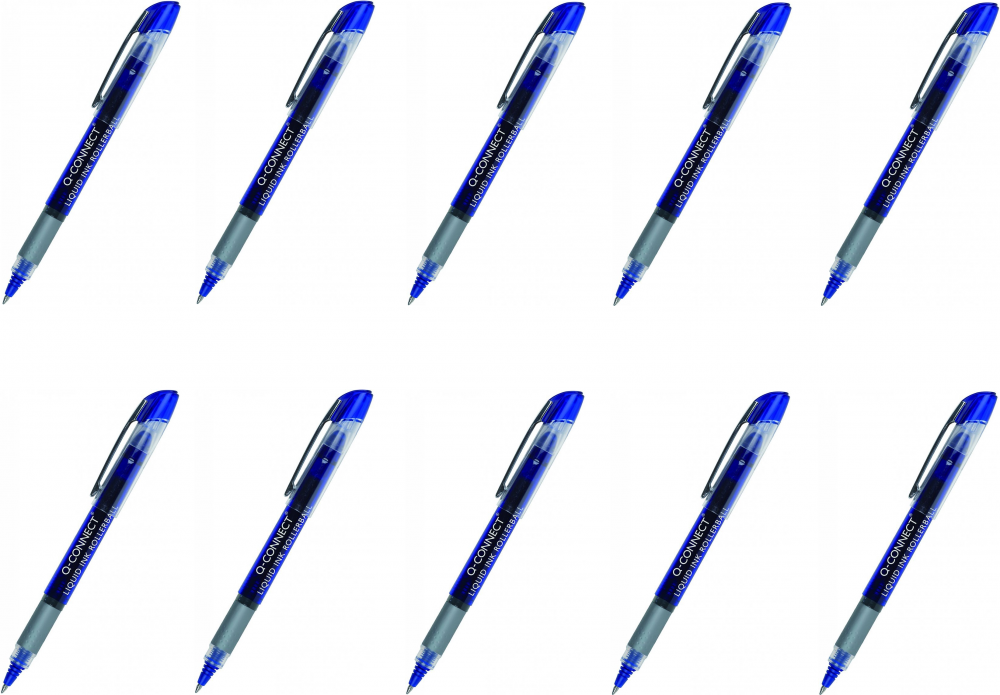 10x pióro kulkowe Q-Connect, 0.7mm, niebieski