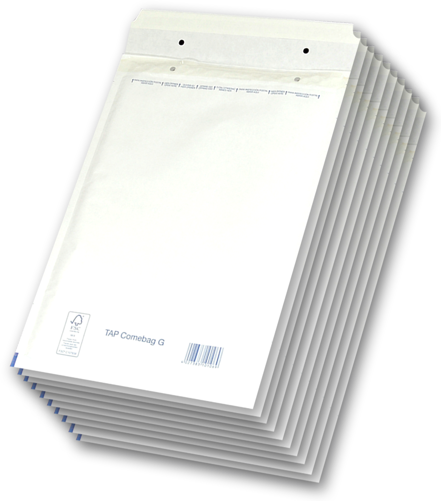 Koperta bąbelkowa NC, G/17, 250x350mm, 10 sztuk, biały