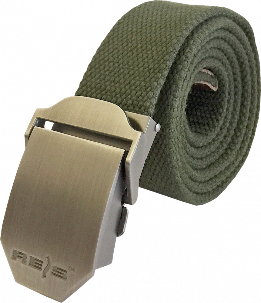 Pasek do spodni Reis Belt-Boom Uni, ciemnozielony