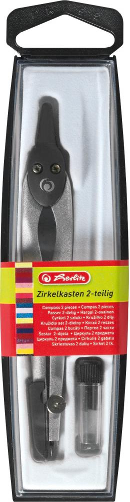 Cyrkiel Herlitz, 280mm, srebrny