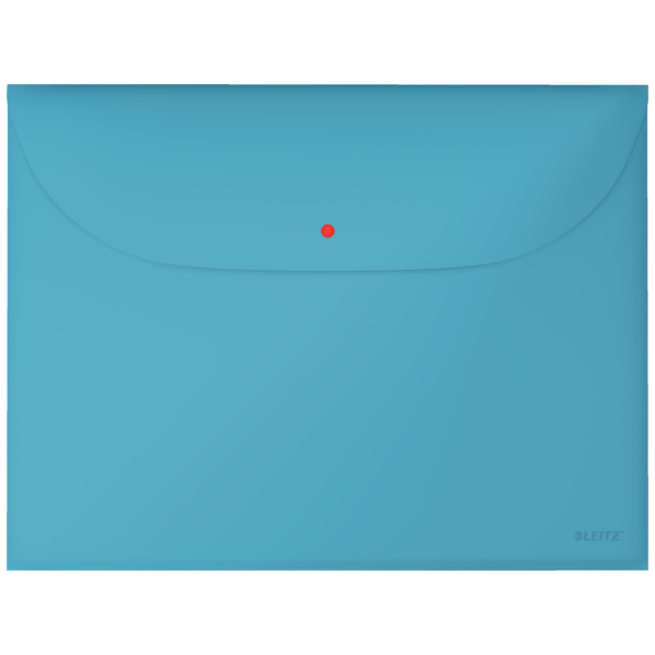 Teczka kopertowa Leitz Cosy, A4, z 2 przegródkami, na zatrzask, niebieski