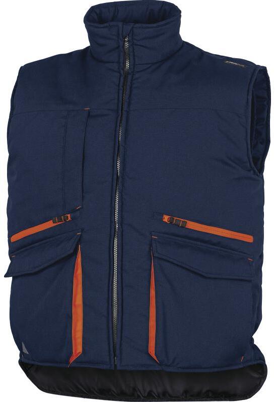 Kamizelka robocza Delta Plus Sierra2, rozmiar XXXL, granatowo-pomarańczowy