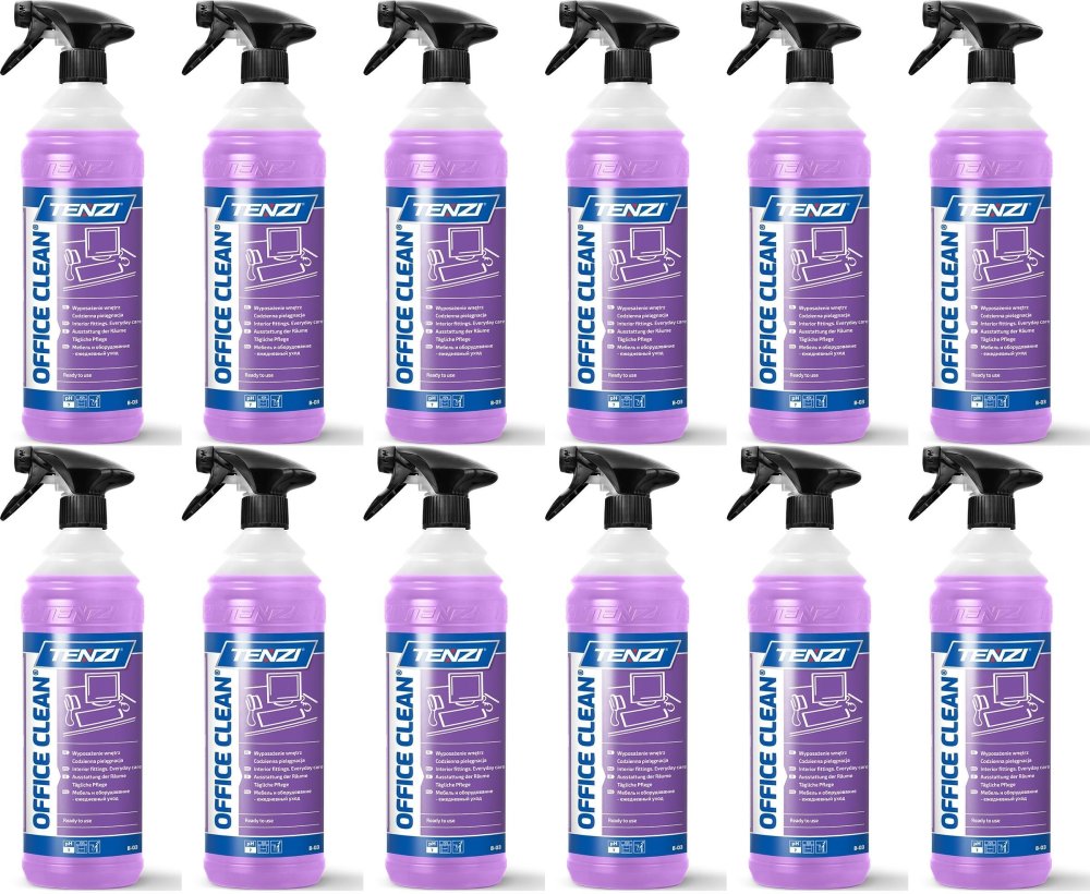 12x Płyn do mebli Tenzi Office Clean, 1l