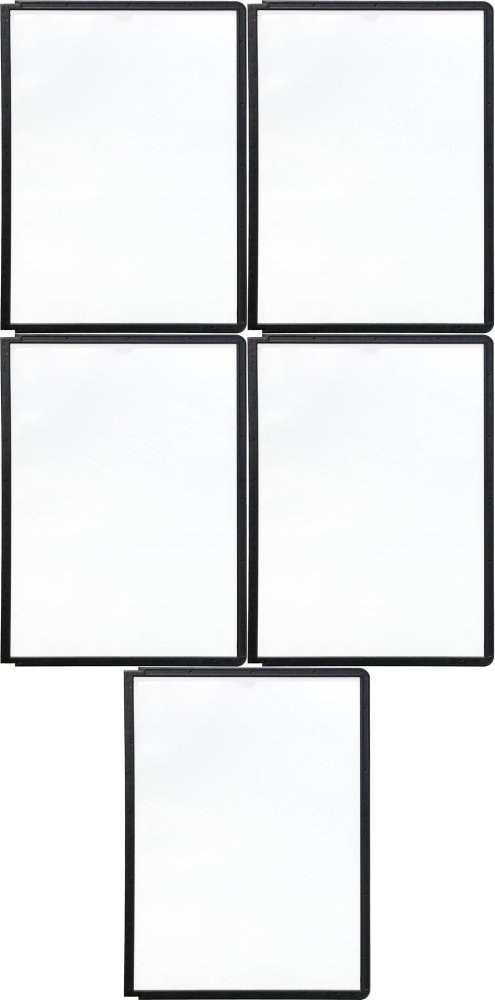 5x Panel informacyjny Durable Sherpa, A4, czarny