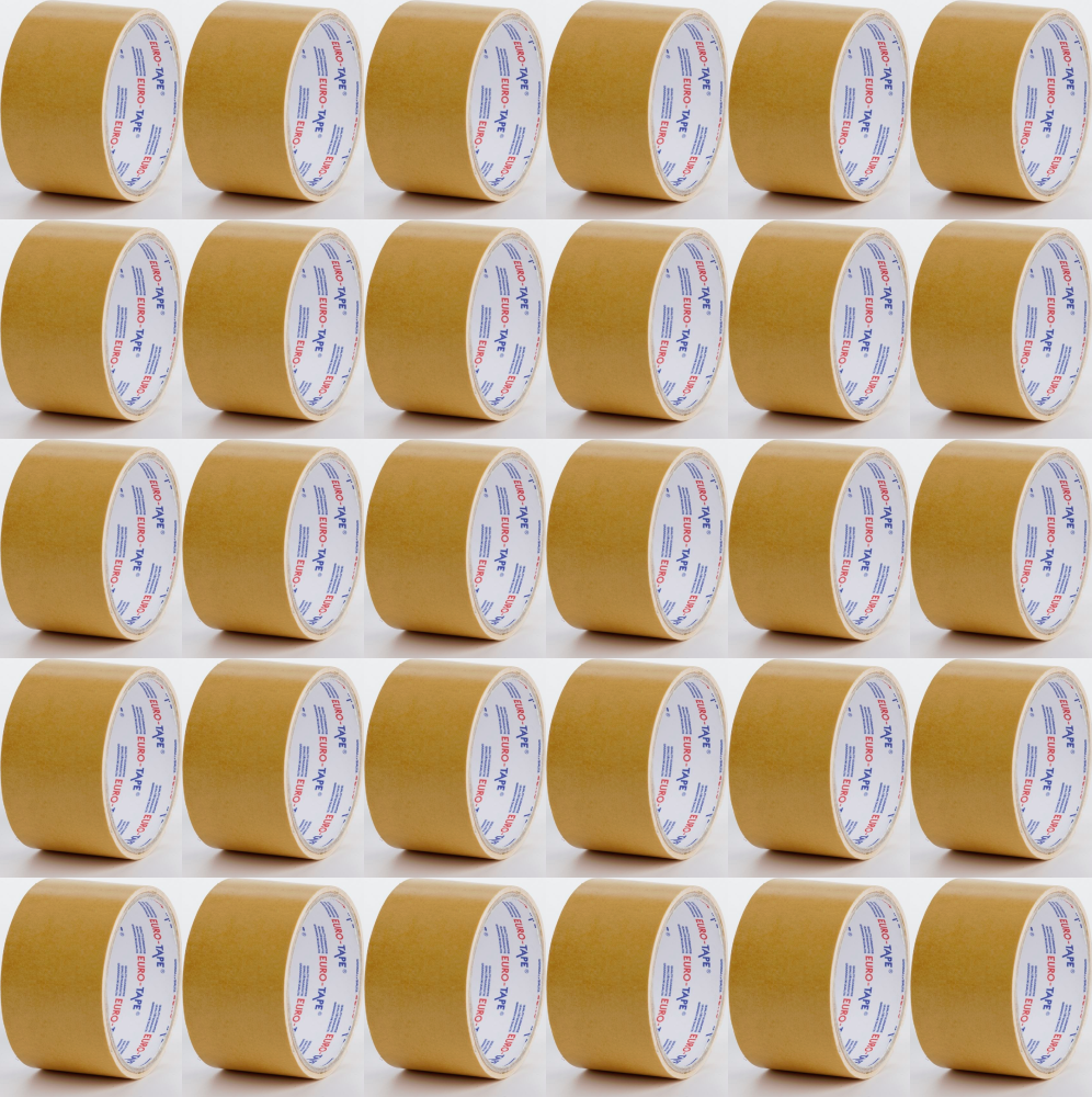 36x Taśma dwustronna Dalpo, Euro-Tape, 38mm x 5m, biały