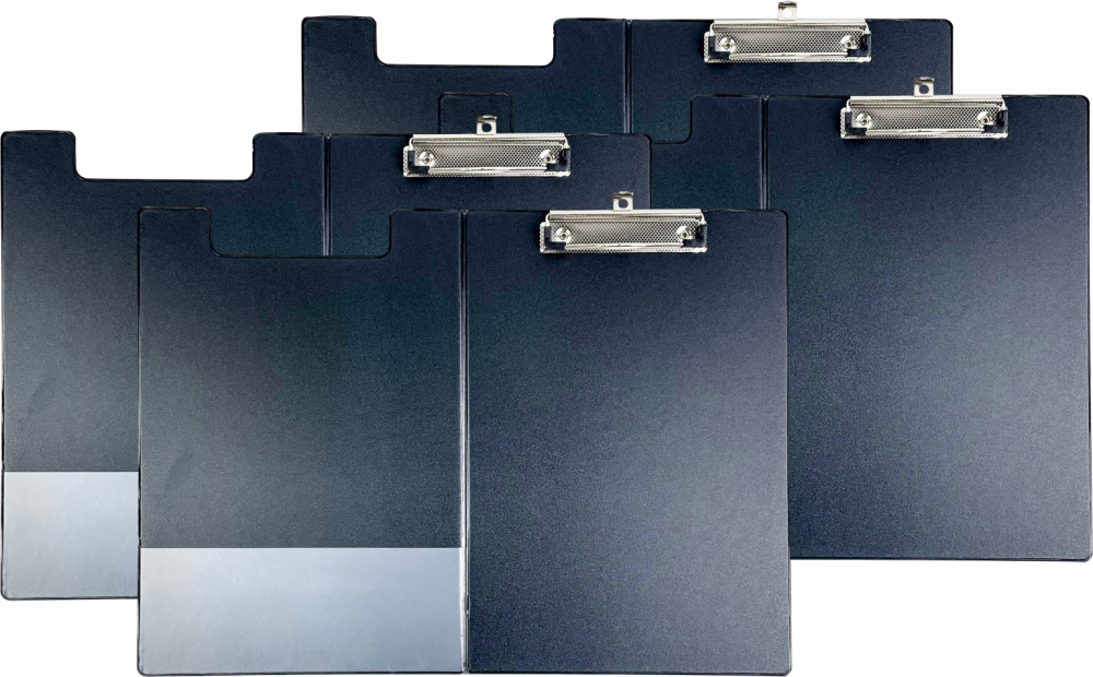 4x Clipboard Viking, z okładką, A4 czarny