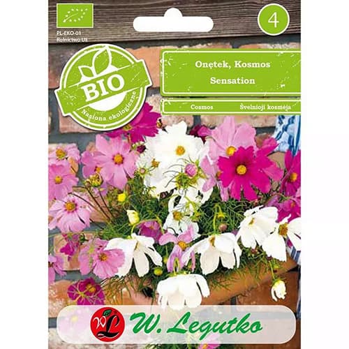 1 pac, Flururaș Kosmos, mix multicolor - Semințe: Mod de ambalare: 1 g