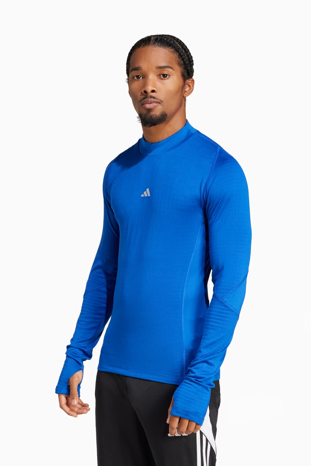 Koszulka Termoaktywna adidas Techfit Cold.Rdy LS - Niebieski