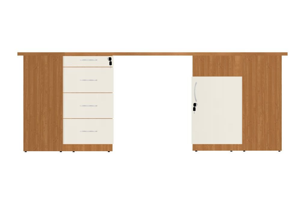 HEBE BP34/8 Biurko szafkowe prawe 210x80x74h