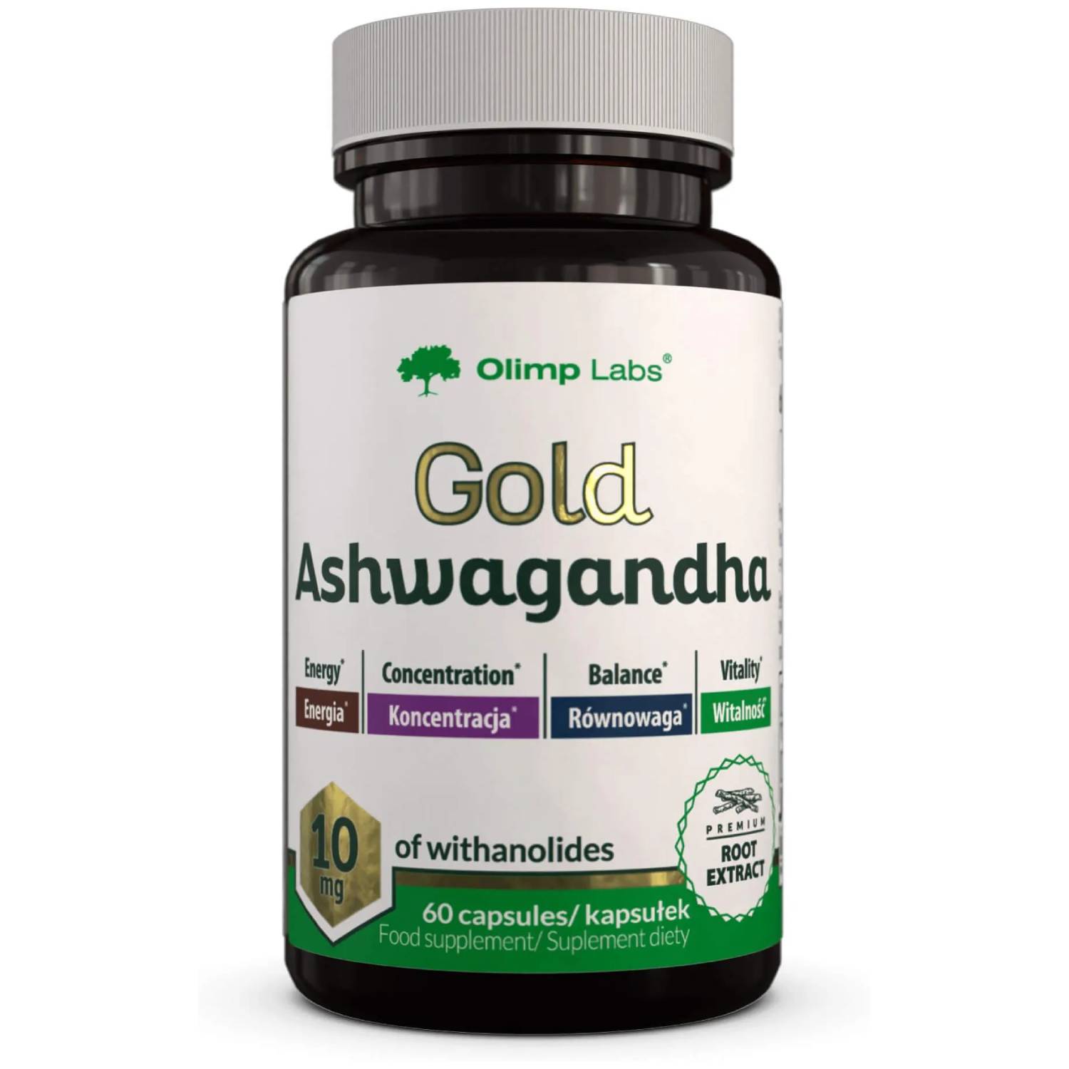 Olimp gold ashwagandha, 60 kapsułek