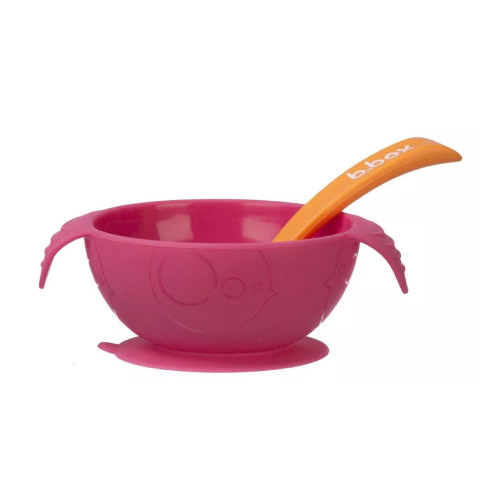 B.box - miseczka silikonowa, strawberry shake, 1 sztuka