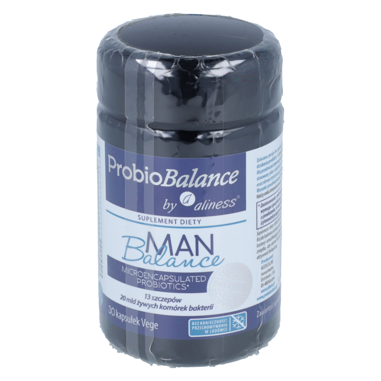 Aliness - probiobalance man balance - kapsułki, 30 sztuk