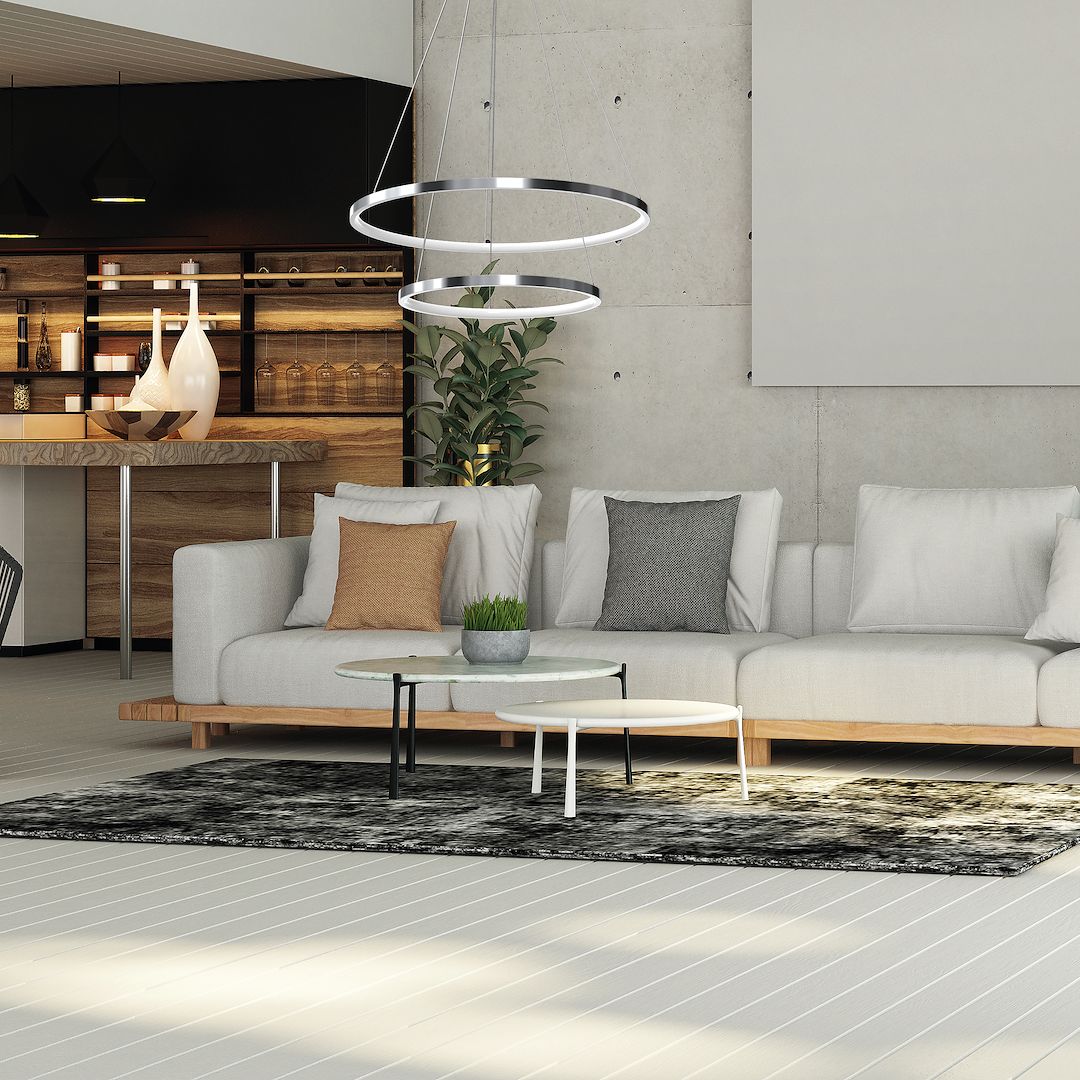 Milagro Hoop lampa wisząca 1x51 W chrom ML1550