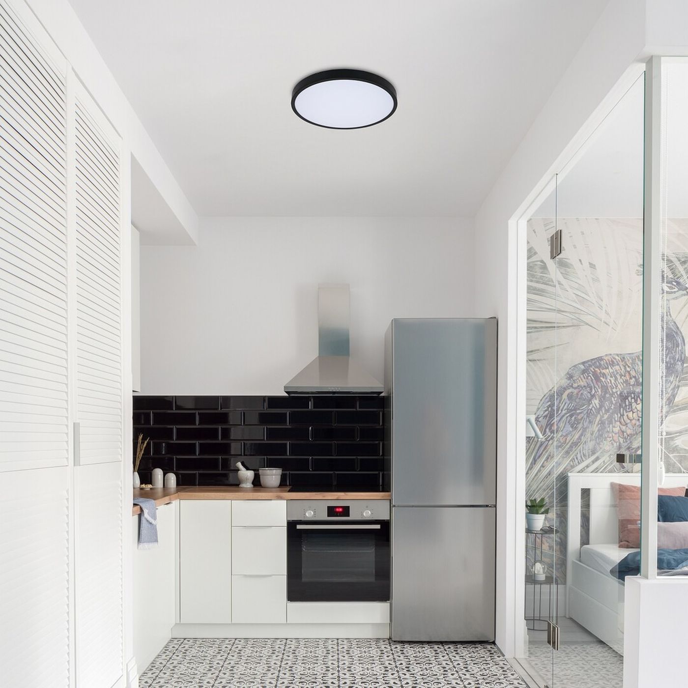 Rabalux Alenzo plafon 1x24 W biały-czarny 71437 - Wysyłka w 24h