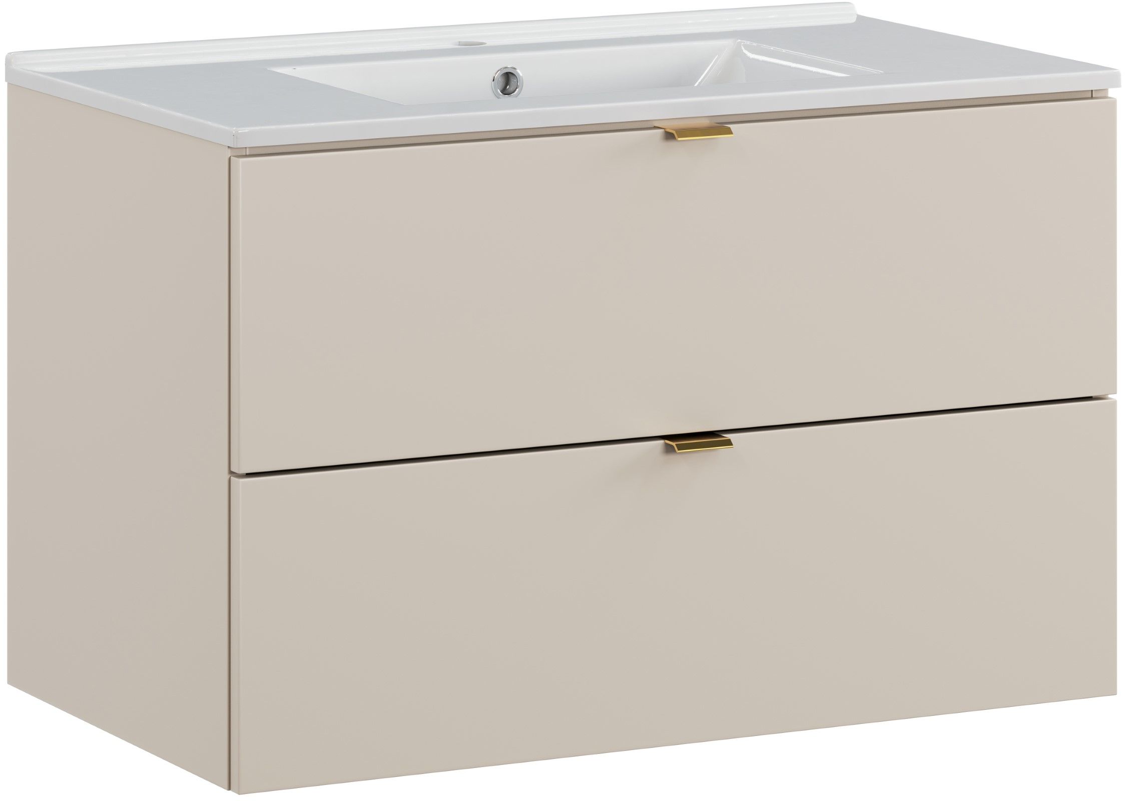 Zestaw Comad Dalia Cashmere szafka 80 cm podumywalkowa z umywalką Lava kaszmir/biały SET-DC 80CM UM LAVA WH - Wysyłka w 24h