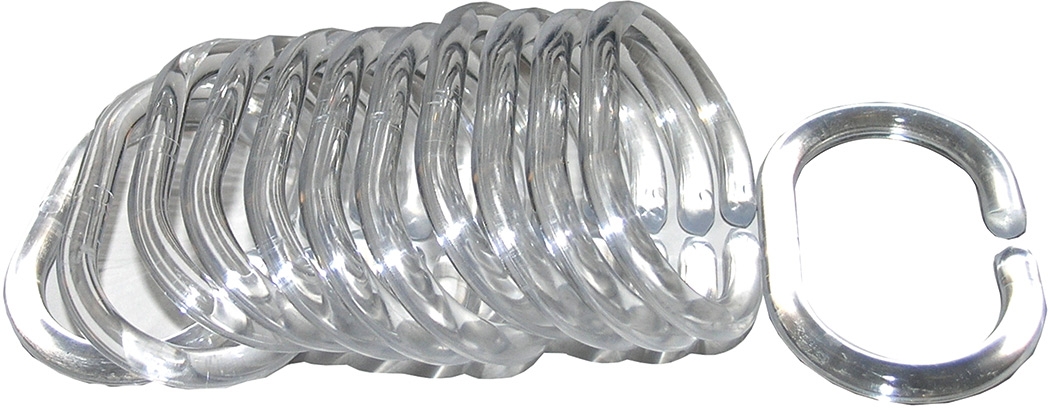 Bisk kółka do zasłonek przezroczyste 97200 - Wysyłka w 24h