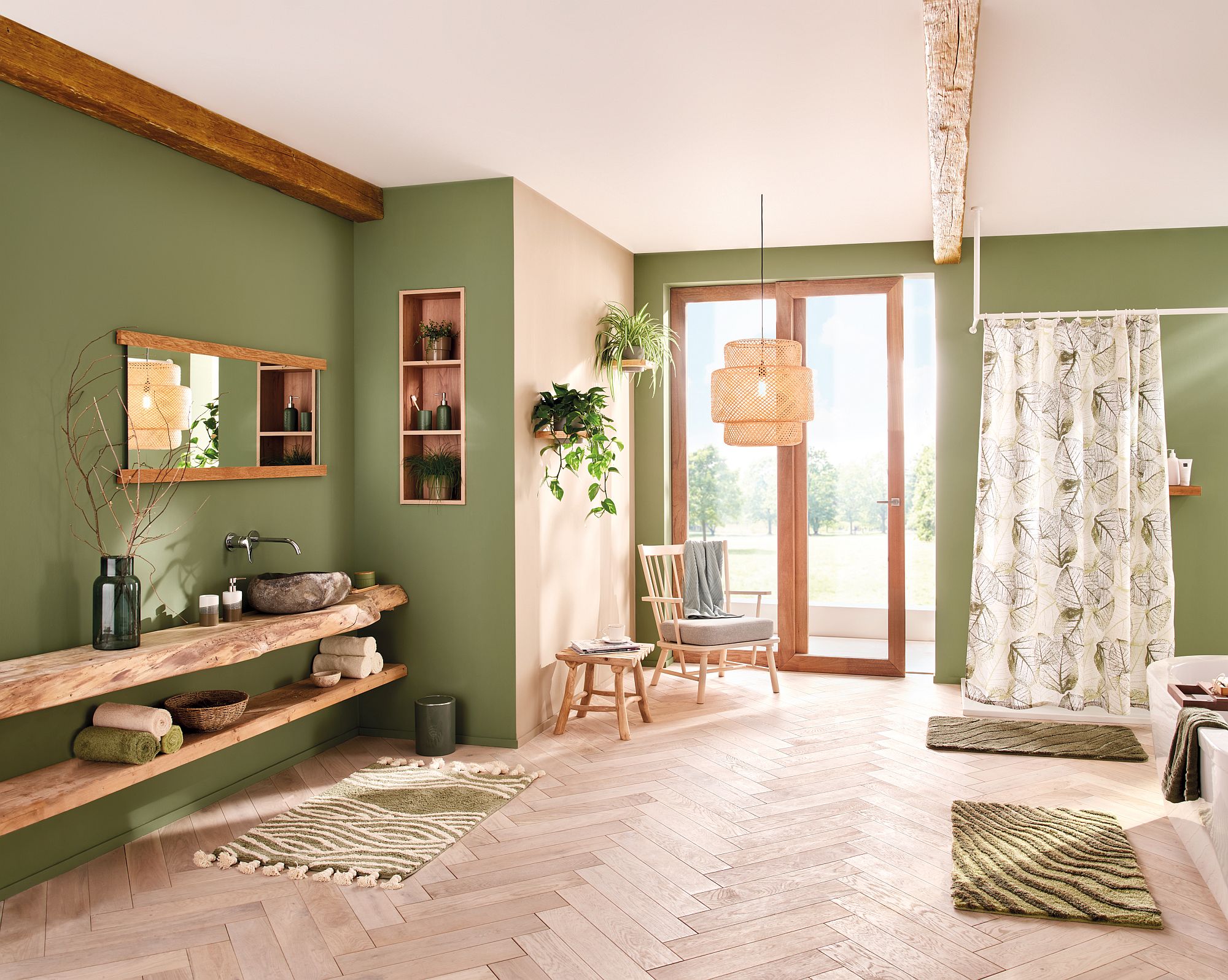 Kleine Wolke Moss szczotka toaletowa stojąca 8669612856