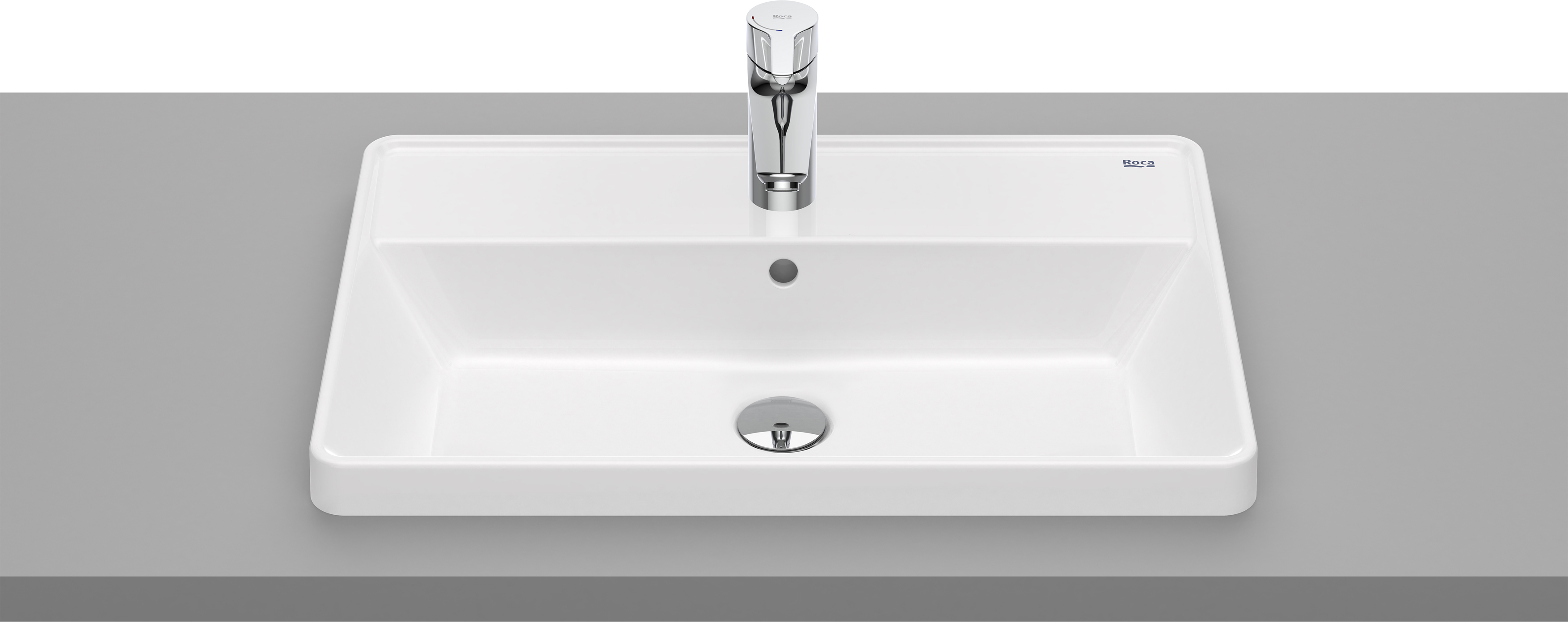 Roca Gap Square umywalka 60x39 cm prostokątna wpuszczana biała A3270YA000 - Wysyłka w 24h