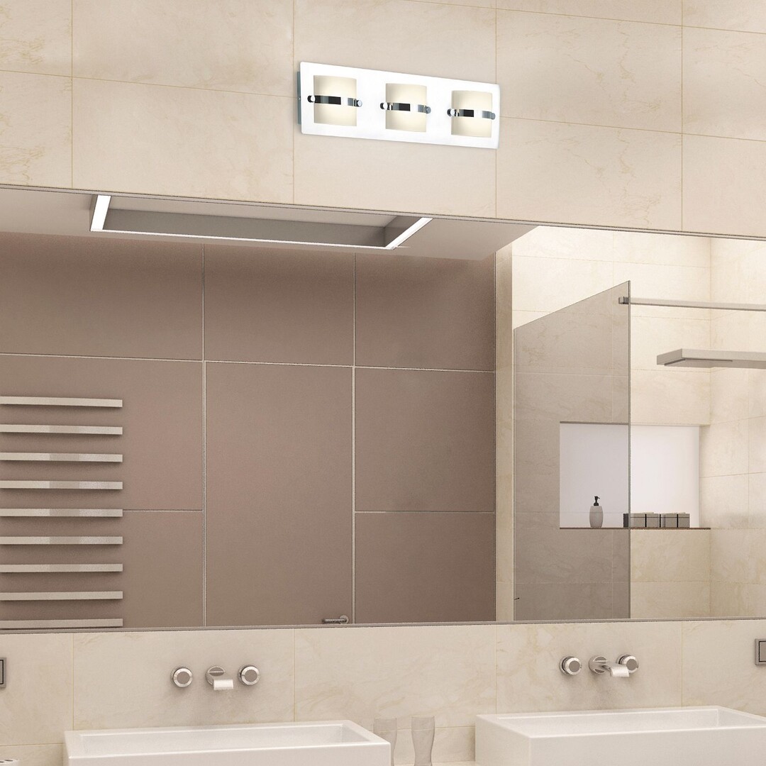 Rabalux Tony kinkiet 3x5W LED chrom/szkło opalizowane 5491