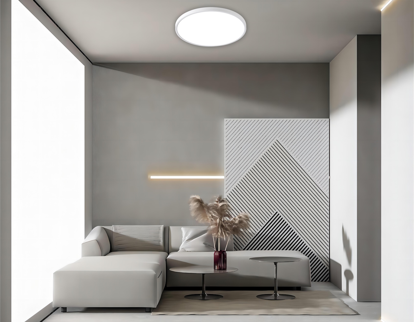 Light Prestige California plafon 1x24 W biały LP-2505/1C-30 WH - Wysyłka w 24h