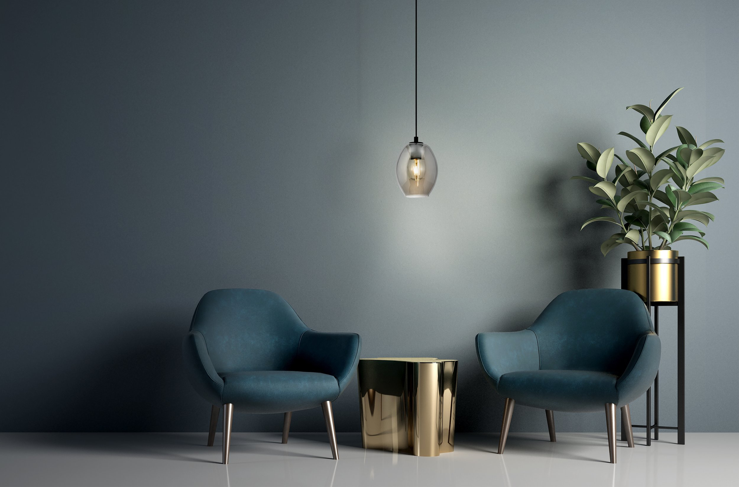 Eglo Cadaques lampa wisząca 1x60 W czarna 98582