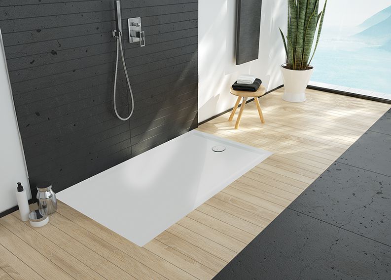 Sanplast Space Mineral brodzik 70x130 cm prostokątny B-M/Space biały 645-410-0160-01-000